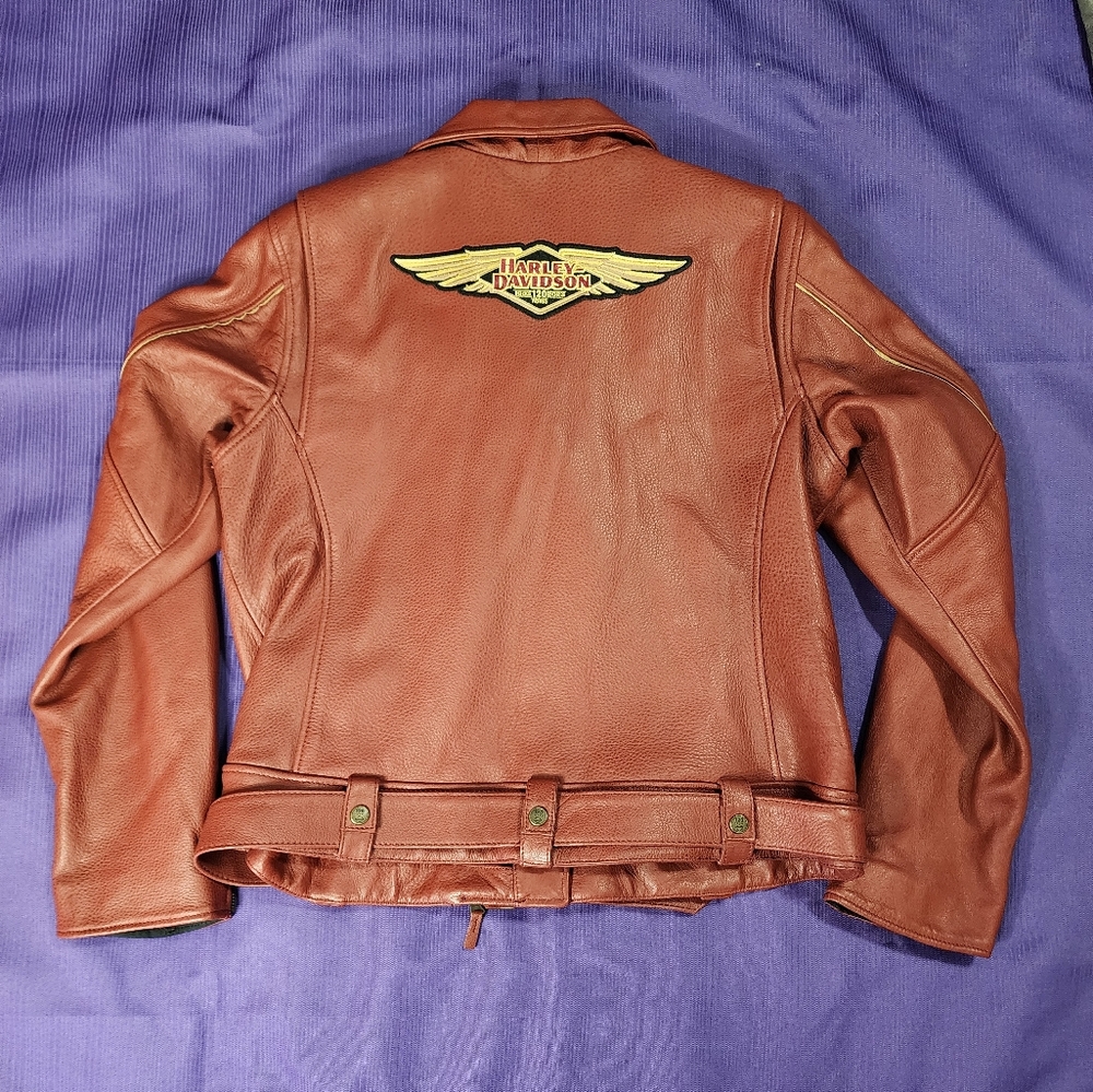 Harley-Davidson 120th Anniversary Collectors Edition Women's Leather Jacket - Picture 12 of 15